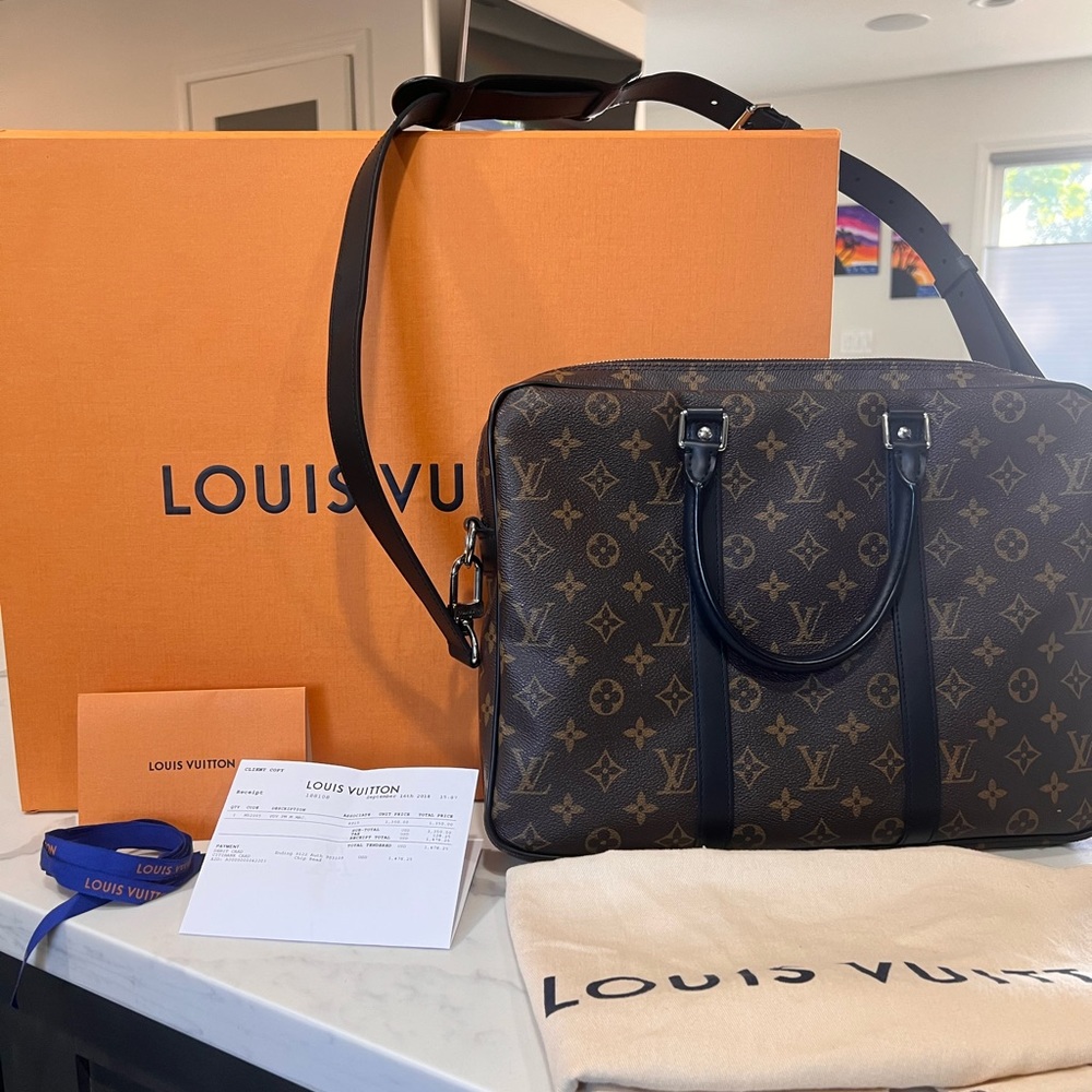 Brand New Louis Vuitton Briefcase. Never used. Box, receipt and dust bag - Picture 1 of 6